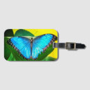 Recherche de papillon jaune bagages étiquettes Tropical