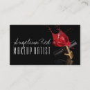 Recherche de éclaboussure rouge cartes visite Maquillage