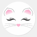 Recherche de visage de chats autocollants Girl