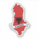 Recherche de drapeau albanais autocollants Pays