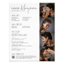 Recherche de menu mariage posters Noir et blanc