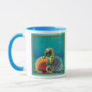 Recherche de coquillage vert tasses Sous la mer