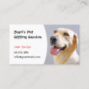 Recherche de familiers cartes visite Séance d'animal familier
