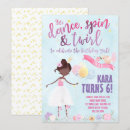 Recherche de danse africaine invitations Ballerine