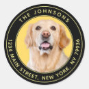 Recherche de chien noir autocollants Minimaliste