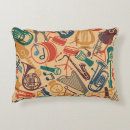 Recherche de instruments de musique coussins Illustration