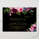 Recherche de rose bleu marine mariage invitations Feuille