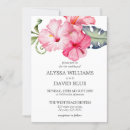 Recherche de hibiscus mariage invitations Floral