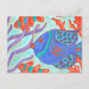 Zoek naar vis briefkaarten Schilderij