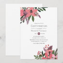 Recherche de sainte confirmation invitations Rose