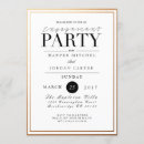 Recherche de partie formelle invitations Moderne