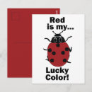 Recherche de porte bonheur cartes postales Coccinelle