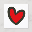 Recherche de profil coeur cartes visite Girly