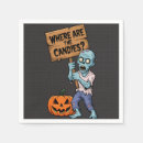Recherche de zombie serviettes Citrouille