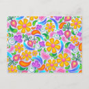 Recherche de fleurs hippies cartes postales Moderne
