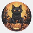 Recherche de chats noirs autocollants Parti