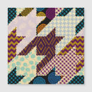 Recherche de motif patchwork vœux cartes Rétro
