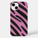 Recherche de rayures de zèbre iphone coques Noir