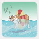 Zoek naar water hond stickers Beach