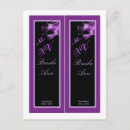 Recherche de marque 2 cartes postales Violet