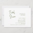 Recherche de douche nuptiale verte Demoiselle
