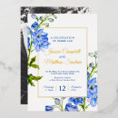 Recherche de delphinium invitations Bleu