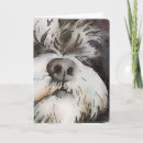 Zoek naar mini notitiekaarten Hond