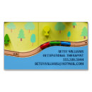 Recherche de train de jouet cartes visite Coloré