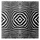 Recherche de zèbre noir et blanc carreaux Motif