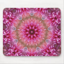 Recherche de fleurs géométriques tapis souris Violet