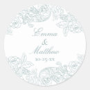 Recherche de baroque autocollants Bleu poussiéreux