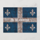 Recherche de symbole du canada cartes postales Québec