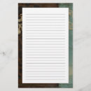 Recherche de papeterie damasse papier à lettre Turquoise