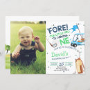 Recherche de golfer invitations Trou dans un