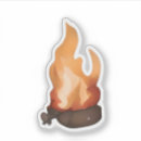 Recherche de campagne autocollants Feu de camp