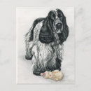 Recherche de cocker anglais cartes postales Chiot