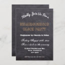 Recherche de bandeau invitations Noir