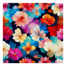 Recherche de motif multicolore posters Floral