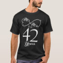 Recherche de anniversaire mariage 42 ans tshirts Noël