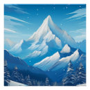 Recherche de montagnes de neige posters Montagne enneigée