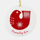 Recherche de oiseau rouge ornements Scandinave