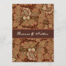 Recherche de brune de damassé mariage invitations Chocolat