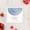 Zoek naar kanten servetten Blauw