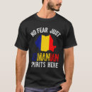 Recherche de drapeau roumain tshirts Pays européen