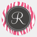 Recherche de zèbre rose autocollants Mignon