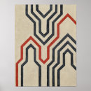 Recherche de motif géométrique moderne posters Contemporain