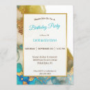 Recherche de aquarelle turquoise invitations Agiter