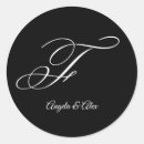 Recherche de lettre f autocollants Noir
