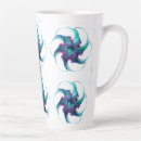 Recherche de aqua et blanc tasses Abstrait