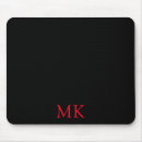 Recherche de rouge noir tapis souris Monogramme